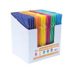 CARTELLA CON ELASTICO IN PPL DA CM.15X21 COLORI ASSORTITI