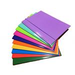 CARTELLA CON ELASTICO IN CARTONCINO DA CM.25X35 COLORI ASSORTITI