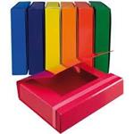 CARTELLA IN CARTONCINO PORTAPROGETTI CON ELASTICO PIATTO DORSO CM.10