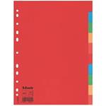 INTERCALARE A 12 TASTI COLORATI IN CARTONCINO FORMATO A4 MAXI