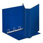 RACCOGLITORE A 4 ANELLI IN CARTONE RIVESTITO IN PLASTICA DA CM.19X22,5 DORSO CM.4