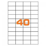 ETICHETTE ADESIVE SU FOGLIO A4 52X30 C513