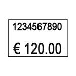 ROTOLO ETICHETTE PER PREZZATRICE 26X16 REMOVIBILE