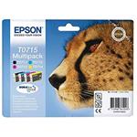 CARTUCCIA EPSON T071 MULTIPACK BK/C/M/Y ORIGINALE